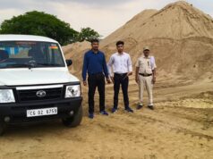 नागपुर रेलवे स्टेशन के पास रेत के अवैध भंडारण पर खनिज विभाग की बड़ी कार्रवाई,मिक्सिंग प्लांट पर छापा, संचालक को जारी किया गया कारण बताओ नोटिस