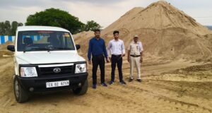 नागपुर रेलवे स्टेशन के पास रेत के अवैध भंडारण पर खनिज विभाग की बड़ी कार्रवाई,मिक्सिंग प्लांट पर छापा, संचालक को जारी किया गया कारण बताओ नोटिस