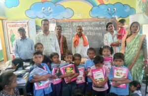 खट्टी स्कूल में शाला प्रवेशोत्सव हर्षोल्लास के साथ संपन्न,नव प्रवेशी विद्यार्थियों का तिलक लगा, मुँह मीठा कर किया गया स्वागत