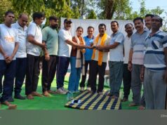 एनसीसी के तत्त्वावधान में हुआ भव्य योगाभ्यास, विधायक रोहित साहू ने अग्निवीर में चयनित युवाओं का किया सम्मान