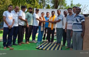एनसीसी के तत्त्वावधान में हुआ भव्य योगाभ्यास, विधायक रोहित साहू ने अग्निवीर में चयनित युवाओं का किया सम्मान