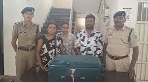 बिलासपुर पुलिस की बड़ी कार्रवाई, 6.25 लाख का गांजा जब्त, 2 महिलाएं समेत 3 गिरफ्तार