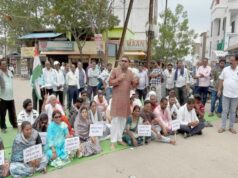 55 करोड़ की परिक्रमा पथ परियोजना पर बवाल, कांग्रेस के चक्काजाम से थम गई शहर की रफ्तार