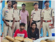 गरियाबंद पुलिस द्वारा 51 लाख रूपये के अवैध गांजा के साथ मध्य प्रदेश के दो तस्करों को धरदबोचा