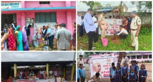 सरदार वल्लभ भाई पटेल की 150वीं जयंती के अवसर पर गरियाबंद पुलिस द्वारा ‘‘एकता वृक्षारोपण अभियान’’ के तहत स्कूलों में लगाए पौधे