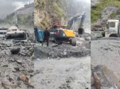 किश्तवाड़ और डोडा जिलों में भारी बारिश से तबाही, कई इलाकों में बाढ़ और भूस्खलन, मलबे में दबी गाड़ियां