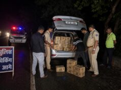 अनूपपुर में नशे पर बड़ा प्रहार: छत्तीसगढ़ खपाने जा रही(25 पेटी)234 लीटर अवैध अंग्रेजी शराब पकड़ी, लग्ज़री इनोवा जब्त