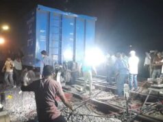 बिलासपुर रेलवे स्टेशन के पास मालगाड़ी बेपटरी, टला बड़ा रेल हादसा