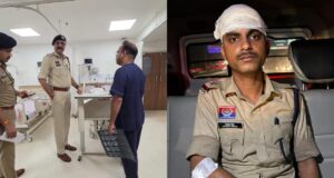 राजीव भवन घेराव में बवाल, BJP कार्यकर्ताओं और पुलिस में भिड़ंत; SI समेत 16 जवान घायल