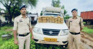 राजनांदगांव में पुलिस-NCB का बड़ा एक्शन! 41 किलो गांजा जब्त, 28.65 लाख का माल बरामद; तस्कर फरार