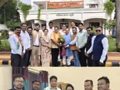 भाजपा चिकित्सा प्रकोष्ठ ने किया सम्मान, डॉ. जे.पी. शर्मा और डॉ. ममता साहू को दी शुभकामनाएं