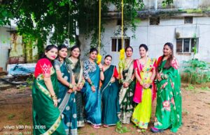 गरियाबंद में सावन झूला सेलिब्रेशन की धूम,ग्रीन साड़ी में सजी महिलाओं ने बढ़ाई कार्यक्रम की रौनक, डांस ड्रामा और एक्टिविटीज ने बांधा समां