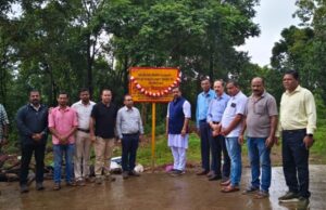 किरंदुल और बचेली के एकमात्र मुक्तिधाम में नया शेड और चबूतरा बनकर तैयार :आर्सेलर मित्तल निप्पॉन स्टील इंडिया, किरंदुल की पहल