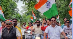 हसदेव मंडल में निकली भव्य तिरंगा यात्रा, वंदे मातरम् के जयघोष से गूंजा नगर