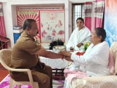 रक्षाबंधन पर ब्रह्माकुमारी सेवाकेंद्र नगरी में गूंजा पवित्रता और आत्मबल का संदेश