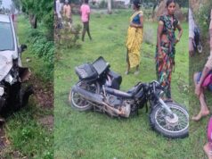 खेत से घर लौट रहे पिता-पुत्री को कार ने रौंदा, बेटी की मौके पर मौत; पिता गंभीर घायल, चालक फरार