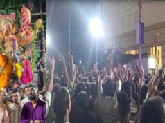 मुंबई में गणपति आगमन यात्रा के दौरान बवाल, प्रतिमा पर अंडे फेंकने का आरोप, भीड़ ने घेरा इलाका