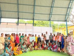 नवचेतना कार्यक्रम के तहत अधिकारियों ने देखा आंगनवाड़ी और बाल मेले का नवाचार