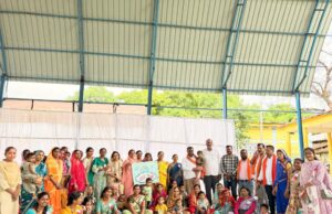 नवचेतना कार्यक्रम के तहत अधिकारियों ने देखा आंगनवाड़ी और बाल मेले का नवाचार