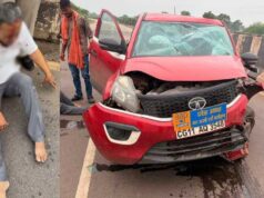 नेशनल हाईवे पर हादसे का शिकार हुए AAP नेता अभिषेक मिश्रा, इलाज के लिए बिलासपुर रेफर