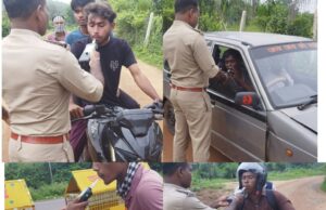 गरियाबंद पुलिस की चेतावनी शराब सेवन कर पर्यटन स्थल घूमने आने वाले वाहन चालको पर होगी कार्यवाही