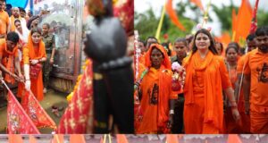 छत्तीसगढ़ की सुख-समृद्धि के संकल्प के साथ 151 किमी की कांवड़ यात्रा, भावना बोहरा के साथ उमड़ा शिवभक्तों का सैलाब