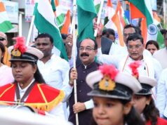 देशभक्ति से ओतप्रोत अप्रतिम उत्साह के साथ निकली तिरंगा यात्रा, उप मुख्यमंत्री अरुण साव हुए शामिल