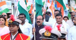 देशभक्ति से ओतप्रोत अप्रतिम उत्साह के साथ निकली तिरंगा यात्रा, उप मुख्यमंत्री अरुण साव हुए शामिल