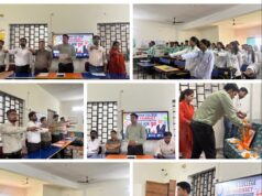 नशा मुक्त युवा अभियान के तहत विद्यार्थियों ने ली नशामुक्ति की शपथ