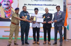 दिल्ली में डॉ. पुरुषोत्तम को मिला “राष्ट्रीय गौरव पुरस्कार
