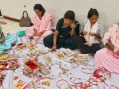 ग्रामीण संस्कृति और स्थानीय संसाधन से महिलाओं के कौशल से बन रही राखी परम्परागत विशिष्ट त्यौहार को लेकर तैयार हैं लोकल उत्पाद