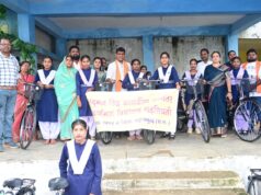 विधायक ने योजनातर्गत गढ़सिवनी में छात्राओं को दी साइकिल विकास कार्यों का किया लोकार्पण