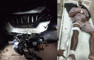 खैरागढ़ में रफ्तार का कहर: बाइक को टक्कर मार 500 मीटर तक घसीटती रही कार, दो युवक गंभीर
