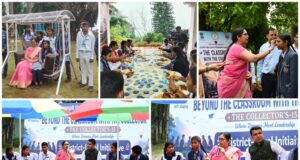 कलेक्टर ने बच्चों के साथ झूला झूला, खेला वॉलीबाल, सुने सपने और सुझाव’