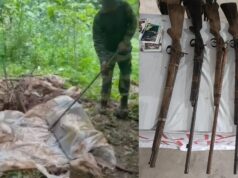 कांकेर में नक्सलियों के मंसूबों पर बड़ा प्रहार, जमीन के नीचे छिपा हथियारों का जखीरा बरामद