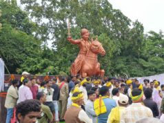 शहीद वीर नारायण सिंह की प्रतिमा का हुआ अनावरण, अब शहीद वीर नारायण सिंह चौक के नाम से जाना जाएगा चौक