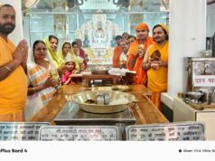 उत्तम सत्य दिवस पर गूंजा शांतिनाथ विधान का जयघोष