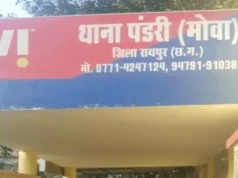 गणेश विसर्जन के बीच रायपुर में सनसनीखेज घटना, होर्डिंग पोल से लटका मिला 35 वर्षीय युवक का शव