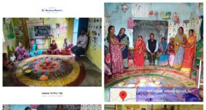 आंगनमिलन सेवा कार्यक्रम में पोषण और मातृ स्वास्थ्य पर संवाद