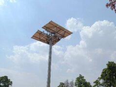 सूरज की रोशनी से बदली रातों की तस्वीर: सोलर हाई मास्ट से आदिवासी कन्या आश्रम में रोशन हुआ उम्मीदों का आंगन