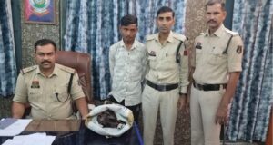 रेलवे कॉलोनी कॉपर वायर चोरी कांड में तीसरा आरोपी गिरफ्तार