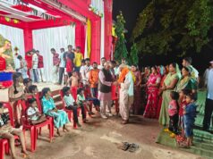 पूर्व कृषि मंत्री चंद्रशेखर साहू ने अपने गृह ग्राम में मनाया, प्रधानमंत्री नरेंद्र मोदी का जन्मदिन