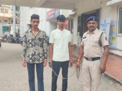 रायपुर में गणेश पंडाल घूमने निकले परिवार से विवाद, पीछा कर कार पर पत्थरबाजी; दो गिरफ्तार