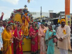 जय श्रीकृष्ण के जयघोष से गूंजा नगरी, यादव समाज की शोभायात्रा का जनप्रतिनिधियों ने किया जोरदार स्वागत