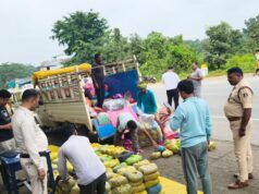 नागपुर चौकी पुलिस की बड़ी कार्रवाई, 9 क्विंटल 19 किलो गांजा जब्त