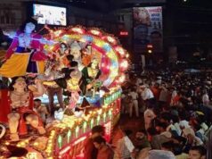 बारिश के बीच गणेश विसर्जन झांकी पर संकट! राजनांदगांव में तारीख बदली, अब रायपुर की बारी?