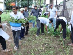 नटवर स्कूल मैदान में चला विशेष सफाई अभियान, जनभागीदारी से दिया स्वच्छता का संदेश