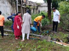 गर्ल्स डिग्री कॉलेज परिसर में चला व्यापक स्वच्छता अभियान