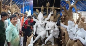 गणेश प्रतिमाओं के स्वरूप पर विवाद गहराया, संत समाज की दो टूक- कार्रवाई नहीं हुई तो सड़क पर उतरेंगे