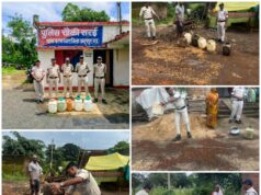 सरई पुलिस का अवैध महुआ शराब पर शिकंजा, 5 आरोपी गिरफ्तार